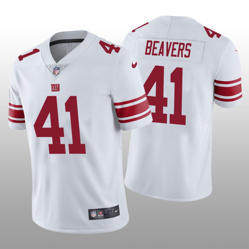 New York Giants Darrian Beavers White Jersey Vapor Limited - Men's