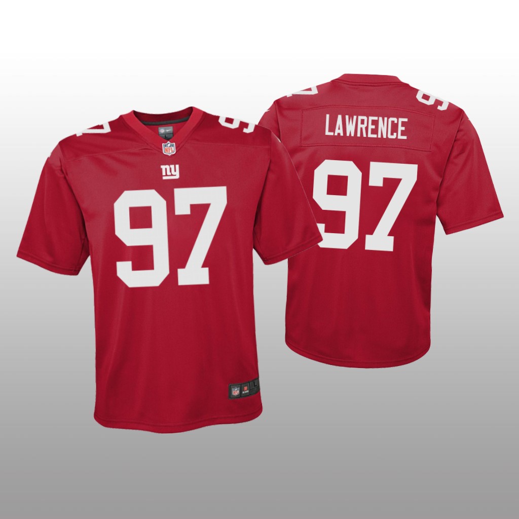 New York Giants Dexter Lawrence Red Jersey Inverted Game - Youth