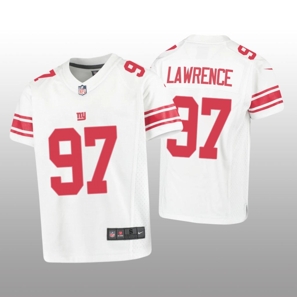 New York Giants Dexter Lawrence White Jersey Game - Youth