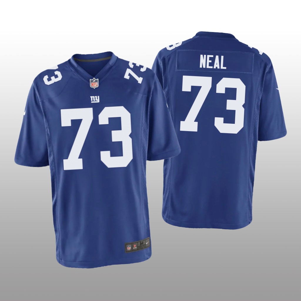 New York Giants Evan Neal Royal Jersey Game - Youth