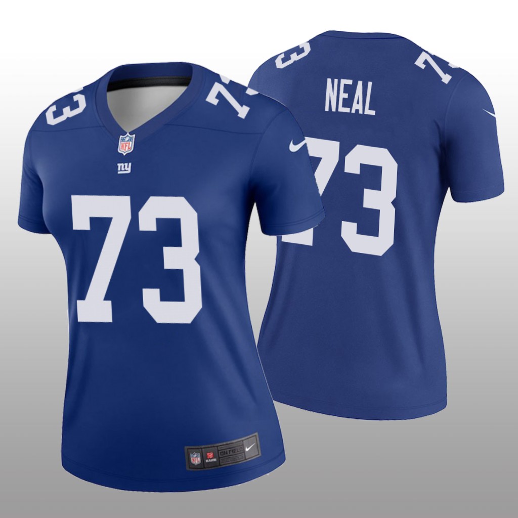 New York Giants Evan Neal Royal Jersey Legend - Women's