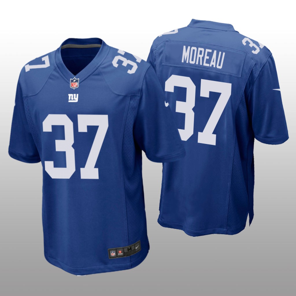 New York Giants Fabian Moreau Royal Jersey Game - Men's