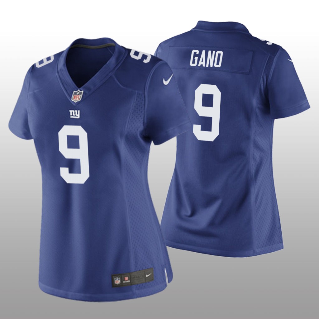 New York Giants Graham Gano Royal Jersey Game - Women's