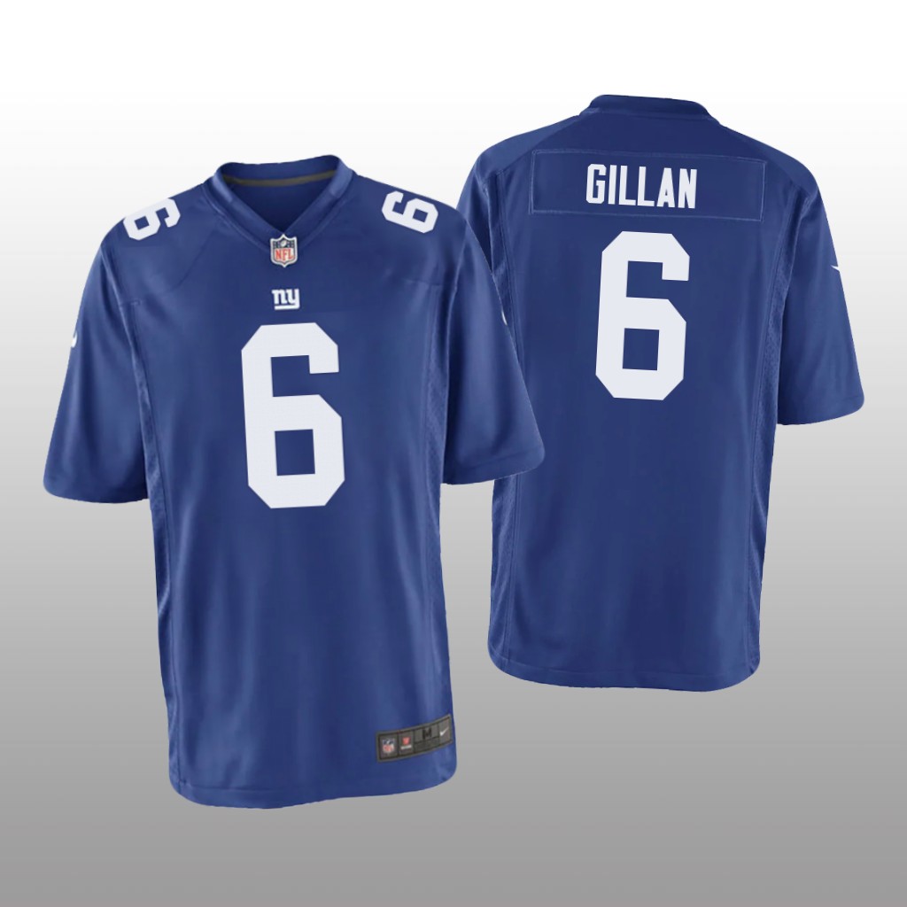 New York Giants Jamie Gillan Royal Jersey Game - Youth