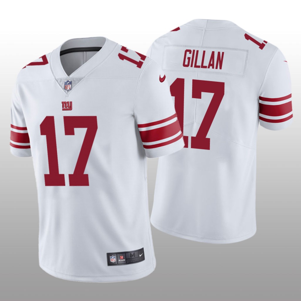 New York Giants Jamie Gillan White Jersey Vapor Limited - Men's