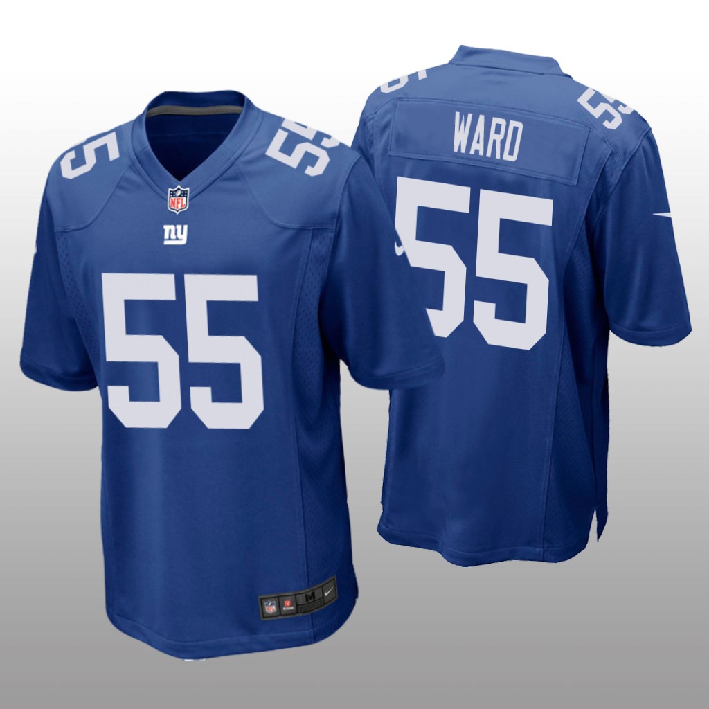 New York Giants Jihad Ward Royal Jersey Game - Men's