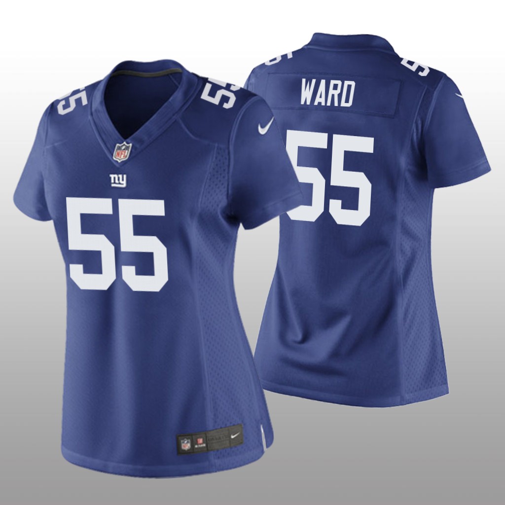 New York Giants Jihad Ward Royal Jersey Game - Women's
