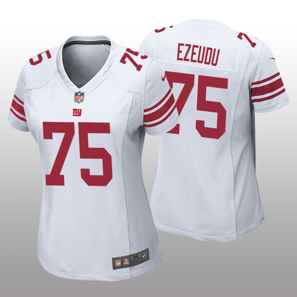 New York Giants Joshua Ezeudu White Jersey Game - Women's