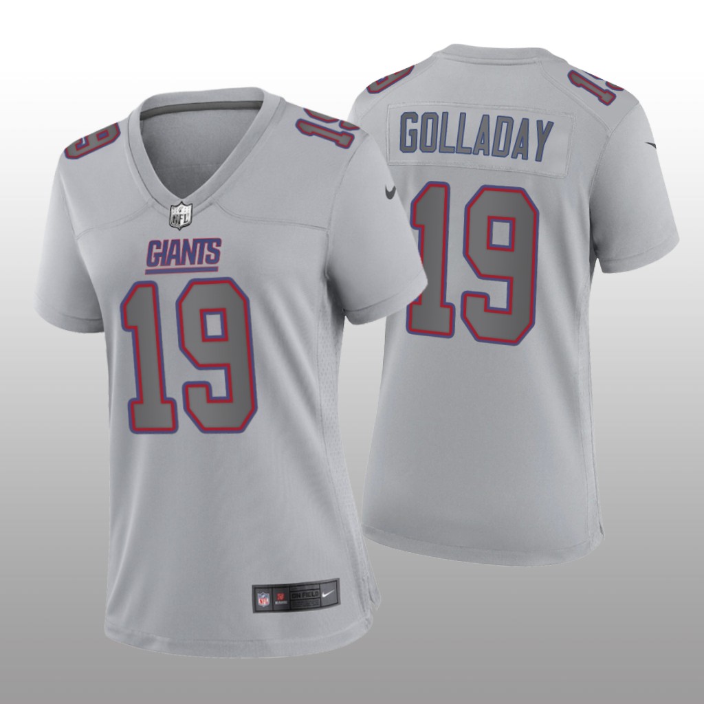New York Giants Kenny Golladay Gray Jersey Atmosphere Fashion Game - Women's