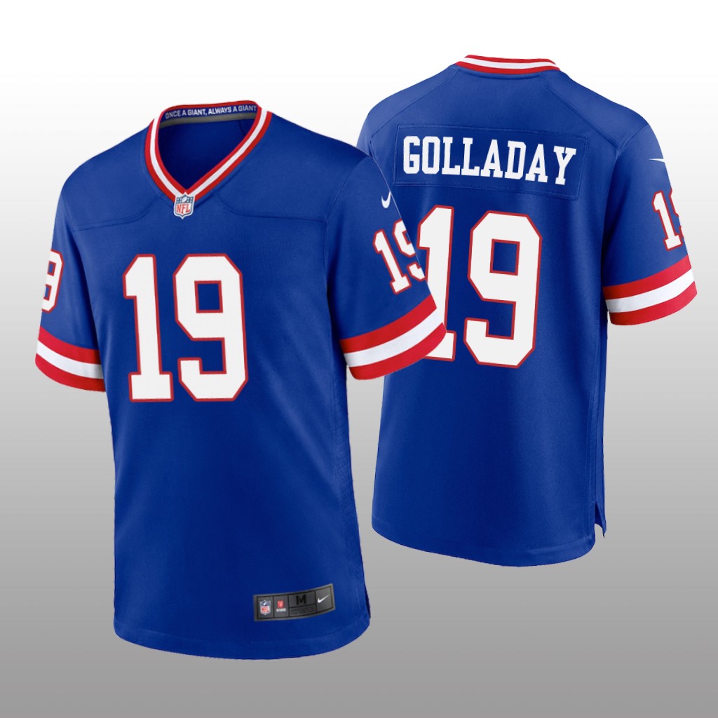 New York Giants Kenny Golladay Royal Jersey Classic Game - Men's