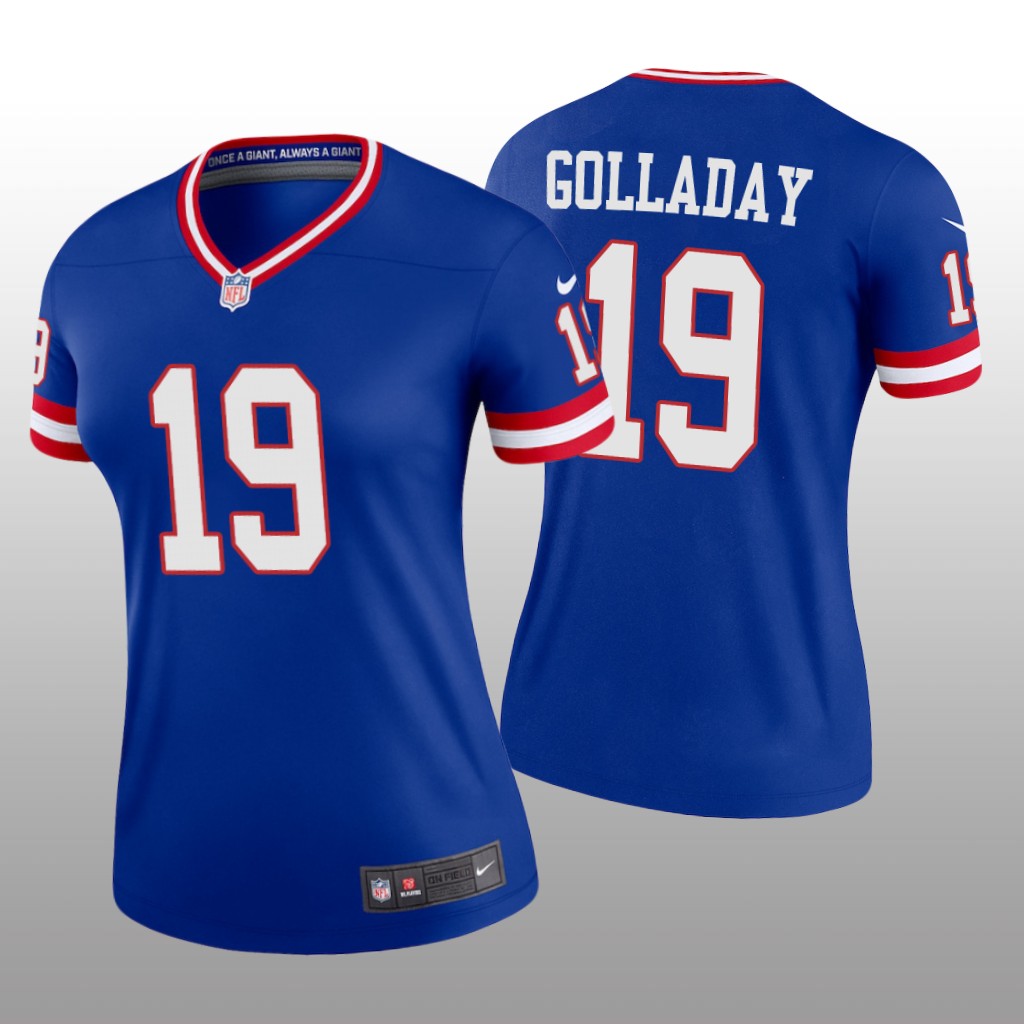 New York Giants Kenny Golladay Royal Jersey Classic Legend - Women's