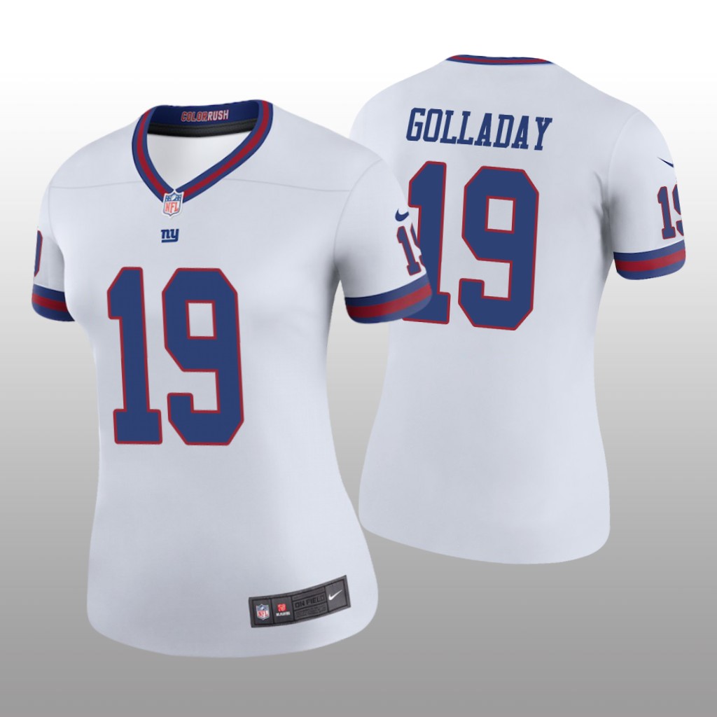 New York Giants Kenny Golladay White Jersey Color Rush Legend - Women's
