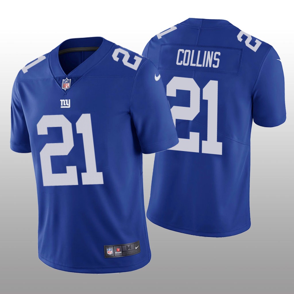 New York Giants Landon Collins Blue Jersey Vapor Limited - Men's