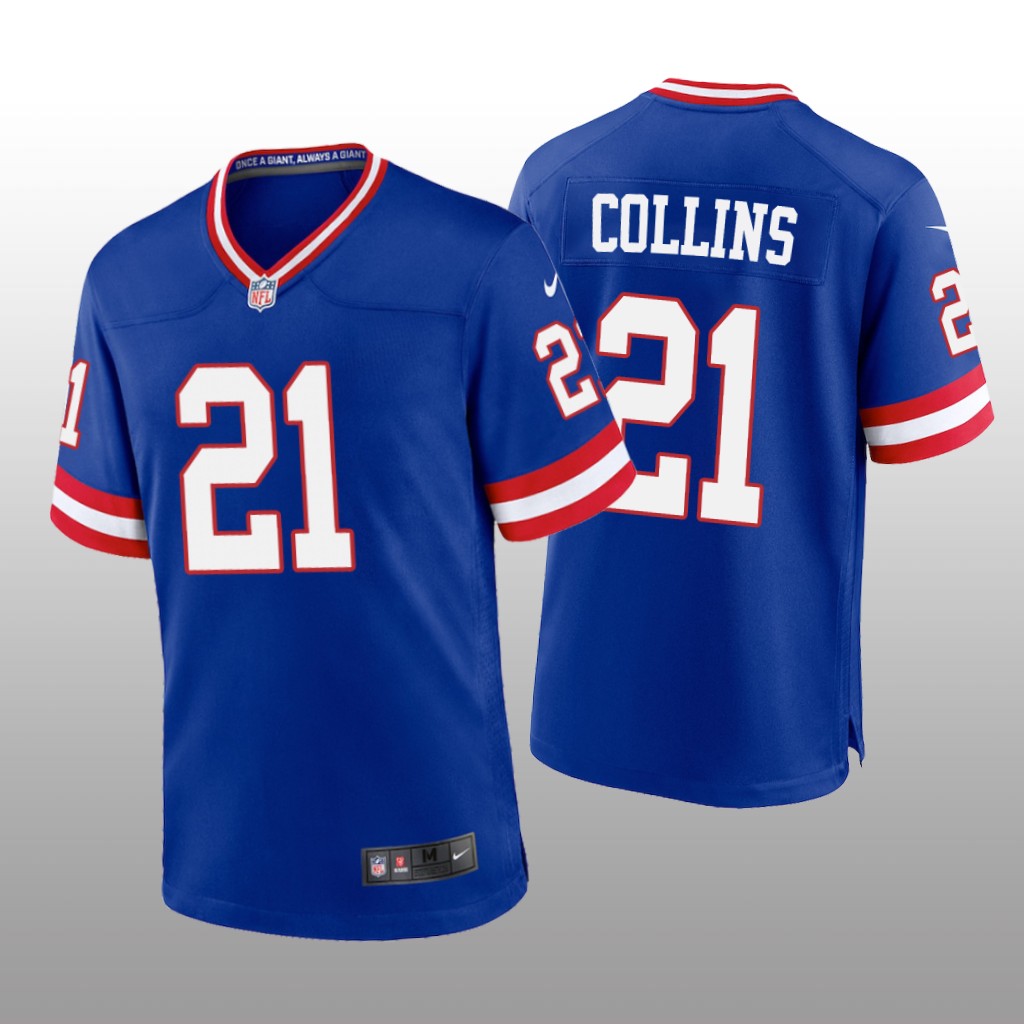 New York Giants Landon Collins Royal Jersey Classic Game - Men's
