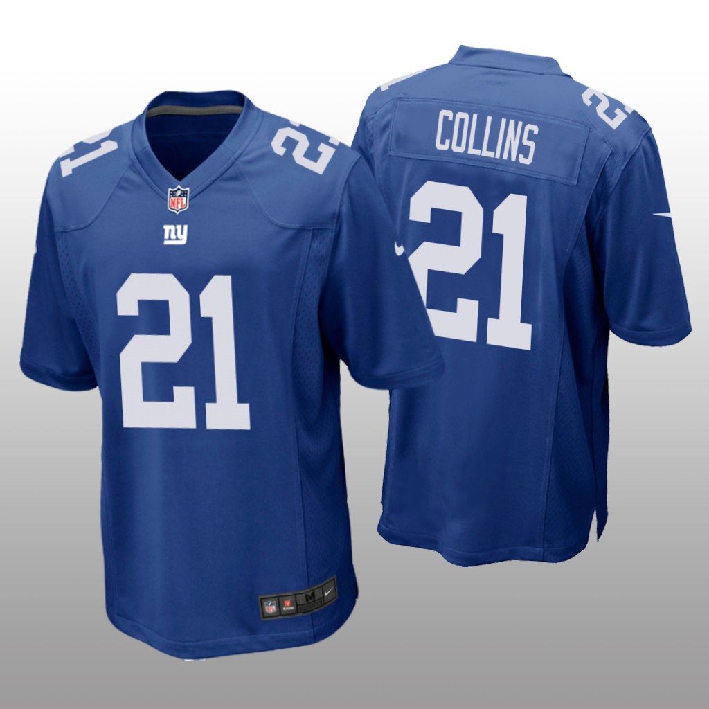 New York Giants Landon Collins Royal Jersey Game - Men's