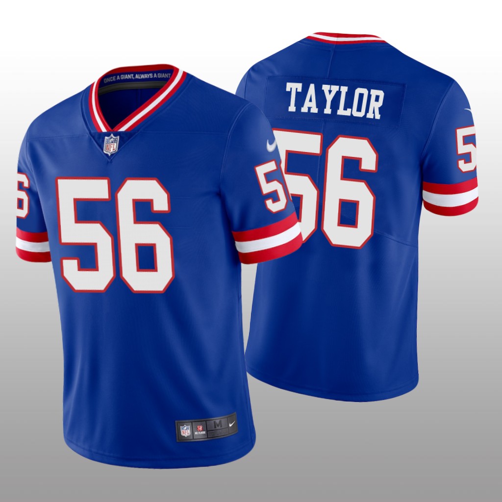 New York Giants Lawrence Taylor Royal Jersey Vapor Limited - Men's