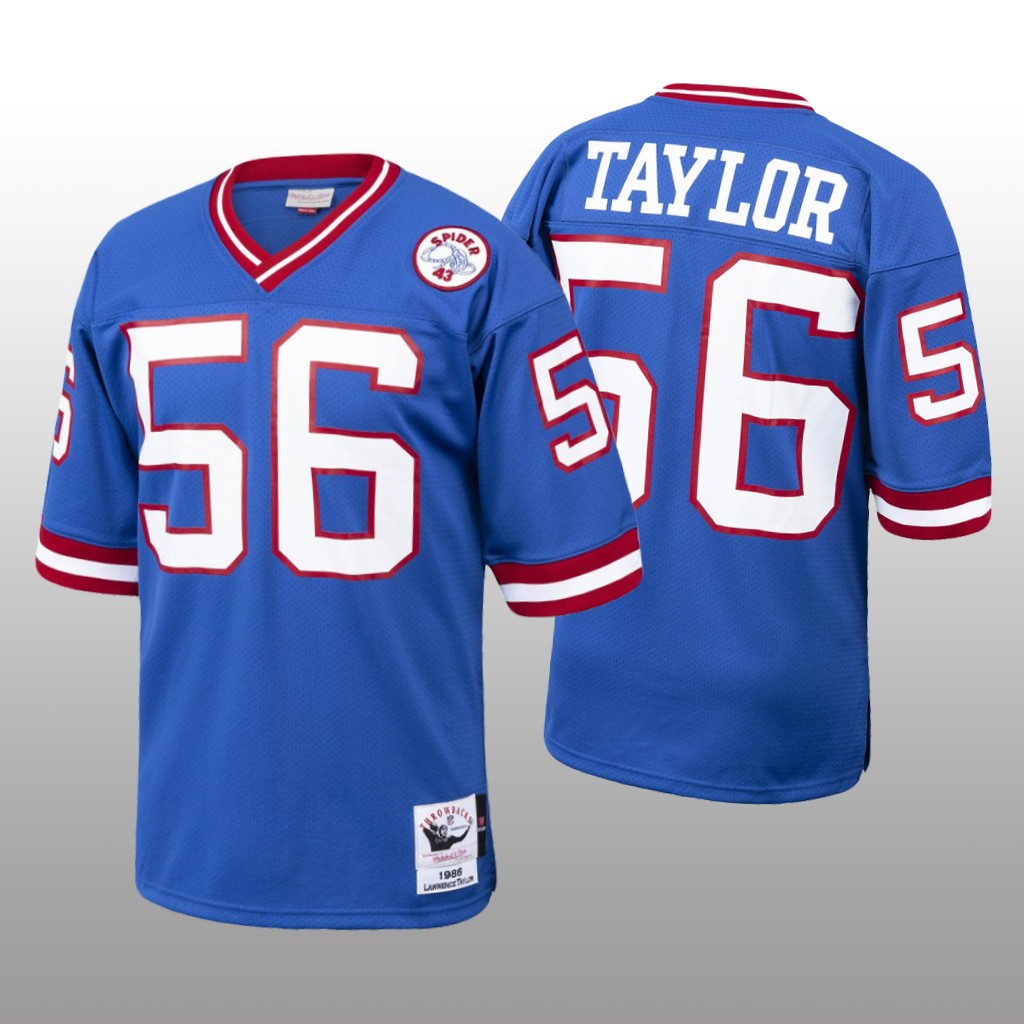 New York Giants Lawrence Taylor Royal Throwback 1986 Jersey - Men's