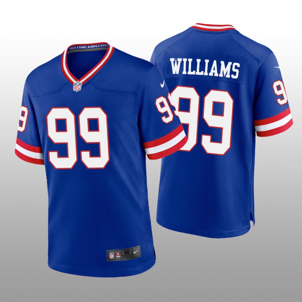 New York Giants Leonard Williams Royal Jersey Classic Game - Men's