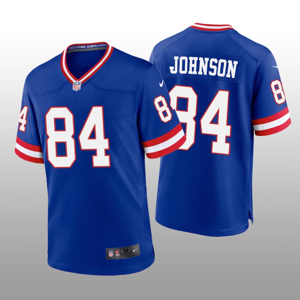 New York Giants Marcus Johnson Royal Jersey Classic Game - Men's