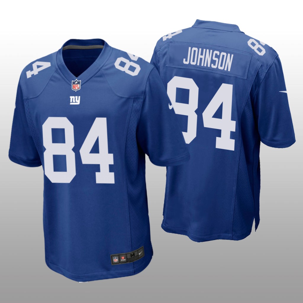 New York Giants Marcus Johnson Royal Jersey Game - Men's