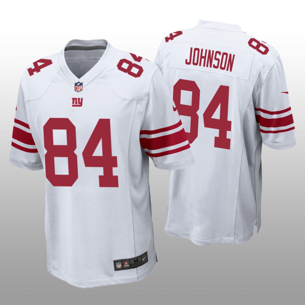 New York Giants Marcus Johnson White Jersey Game - Men's