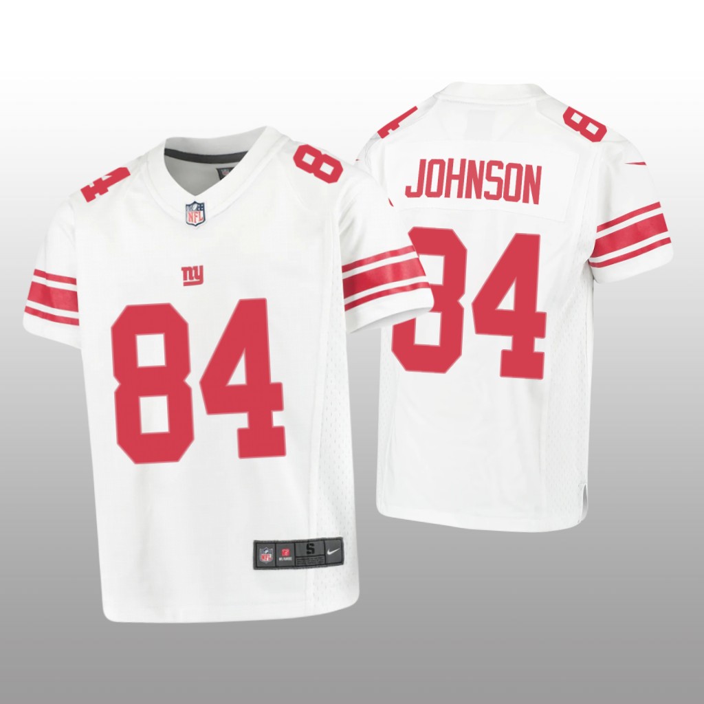 New York Giants Marcus Johnson White Jersey Game - Youth
