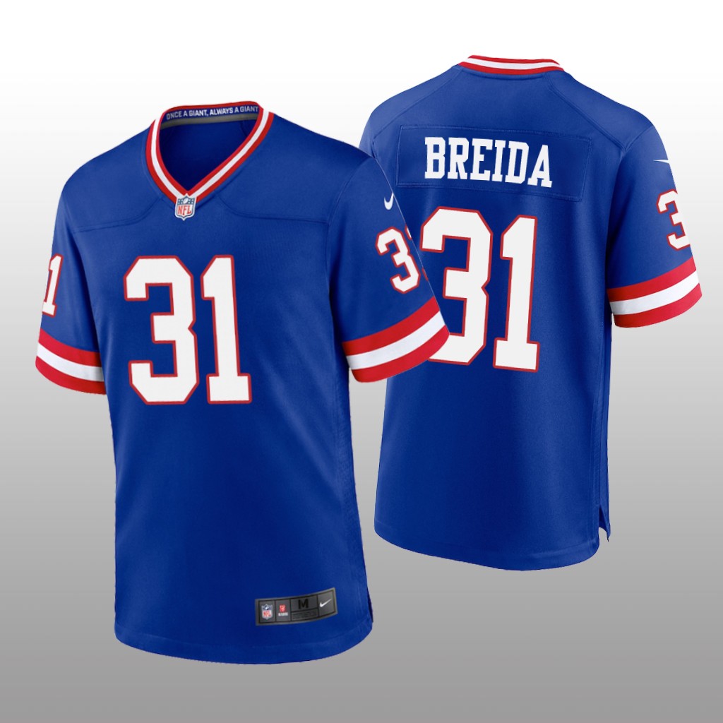 New York Giants Matt Breida Royal Jersey Classic Game - Men's