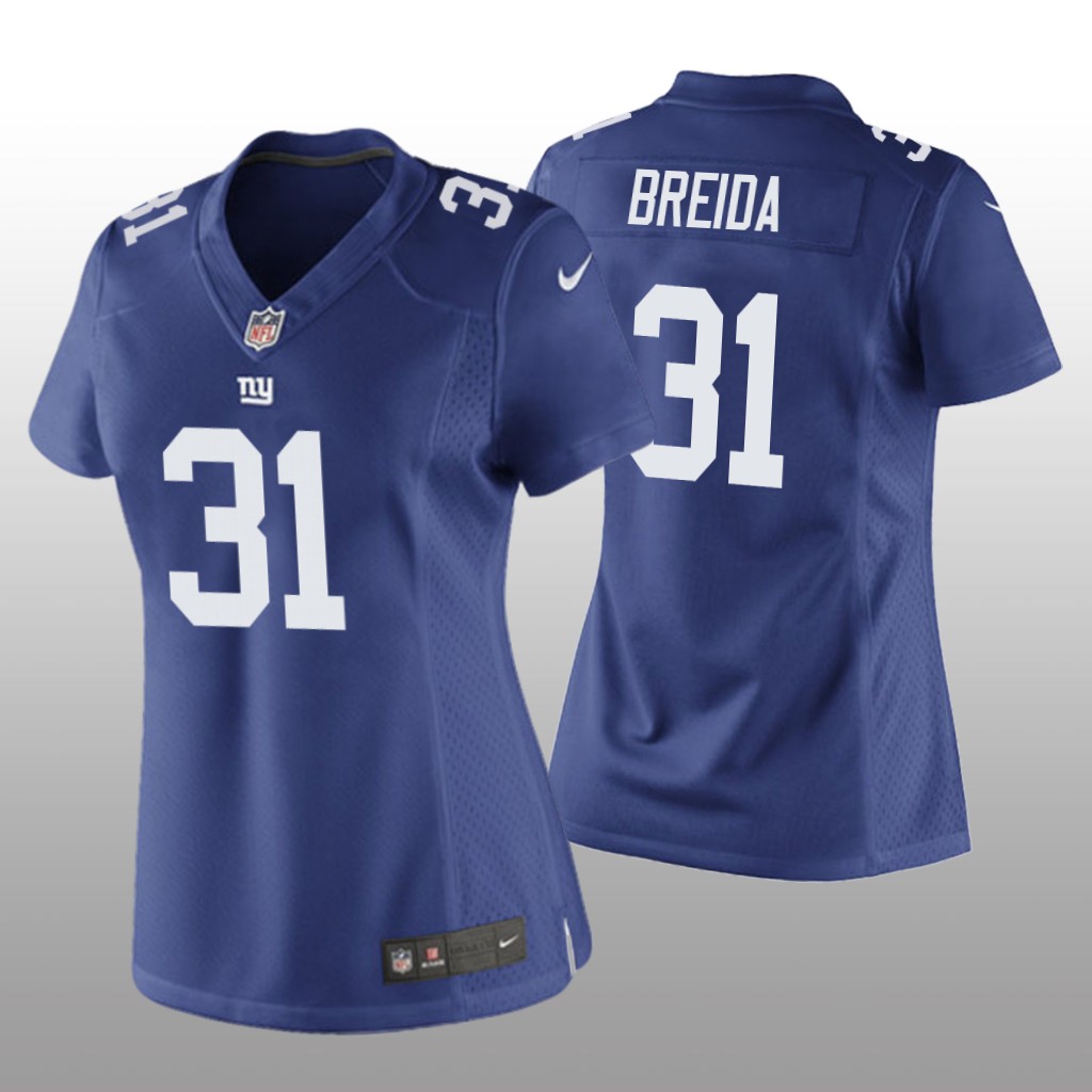 New York Giants Matt Breida Royal Jersey Game - Women's