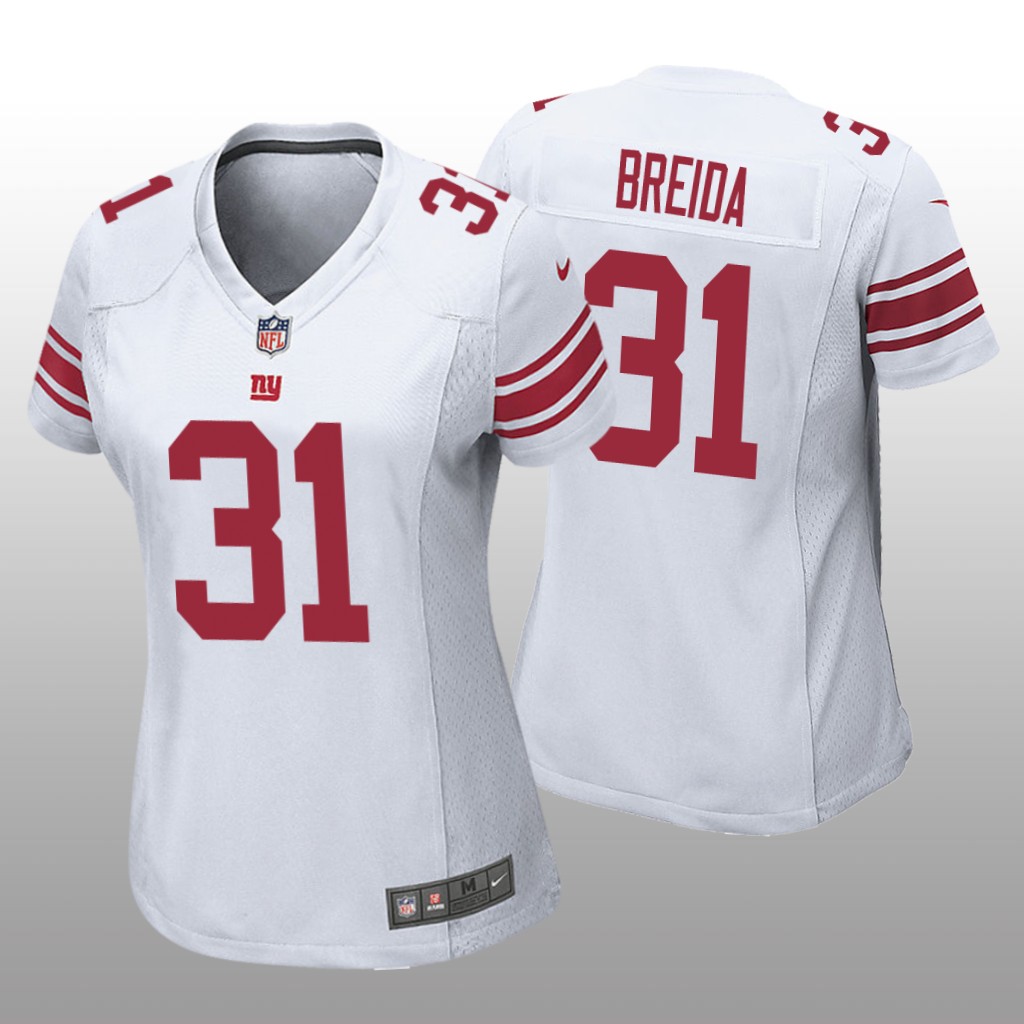 New York Giants Matt Breida White Jersey Game - Women's