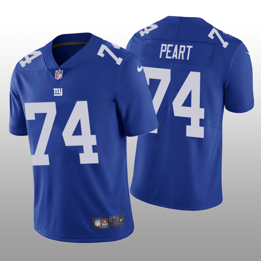 New York Giants Matt Peart Blue Jersey Vapor Limited - Men's