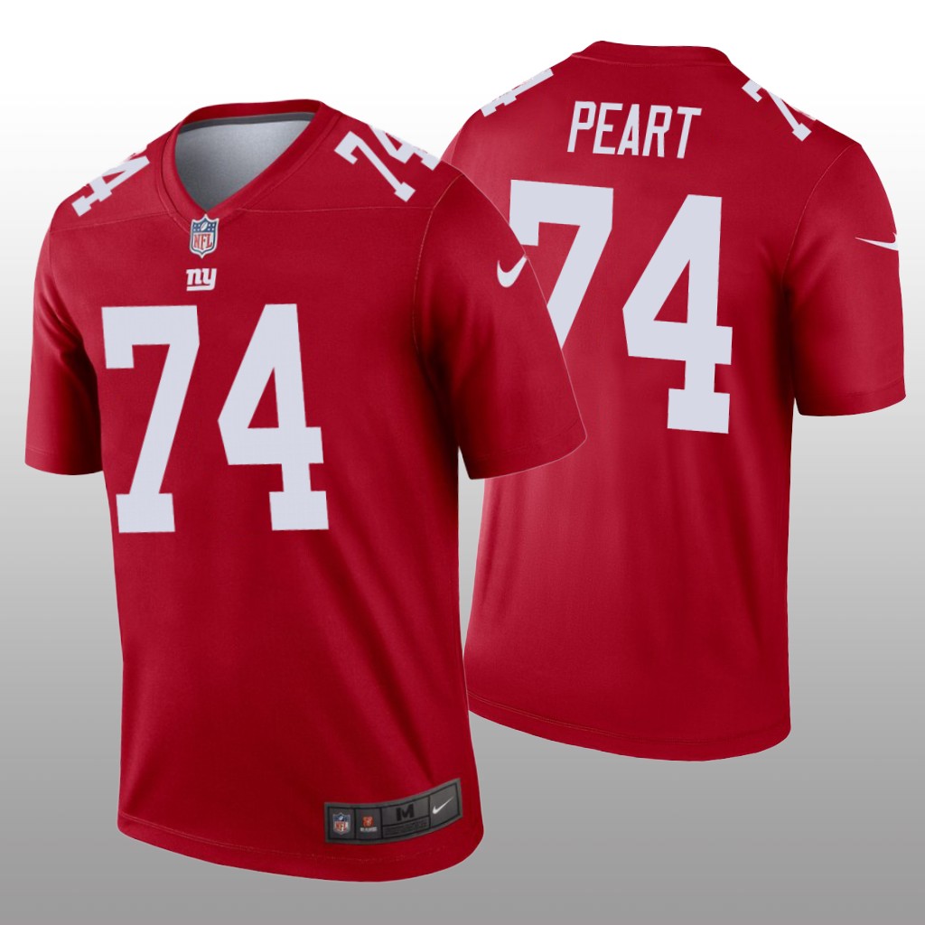 New York Giants Matt Peart Red Jersey Inverted Legend - Men's