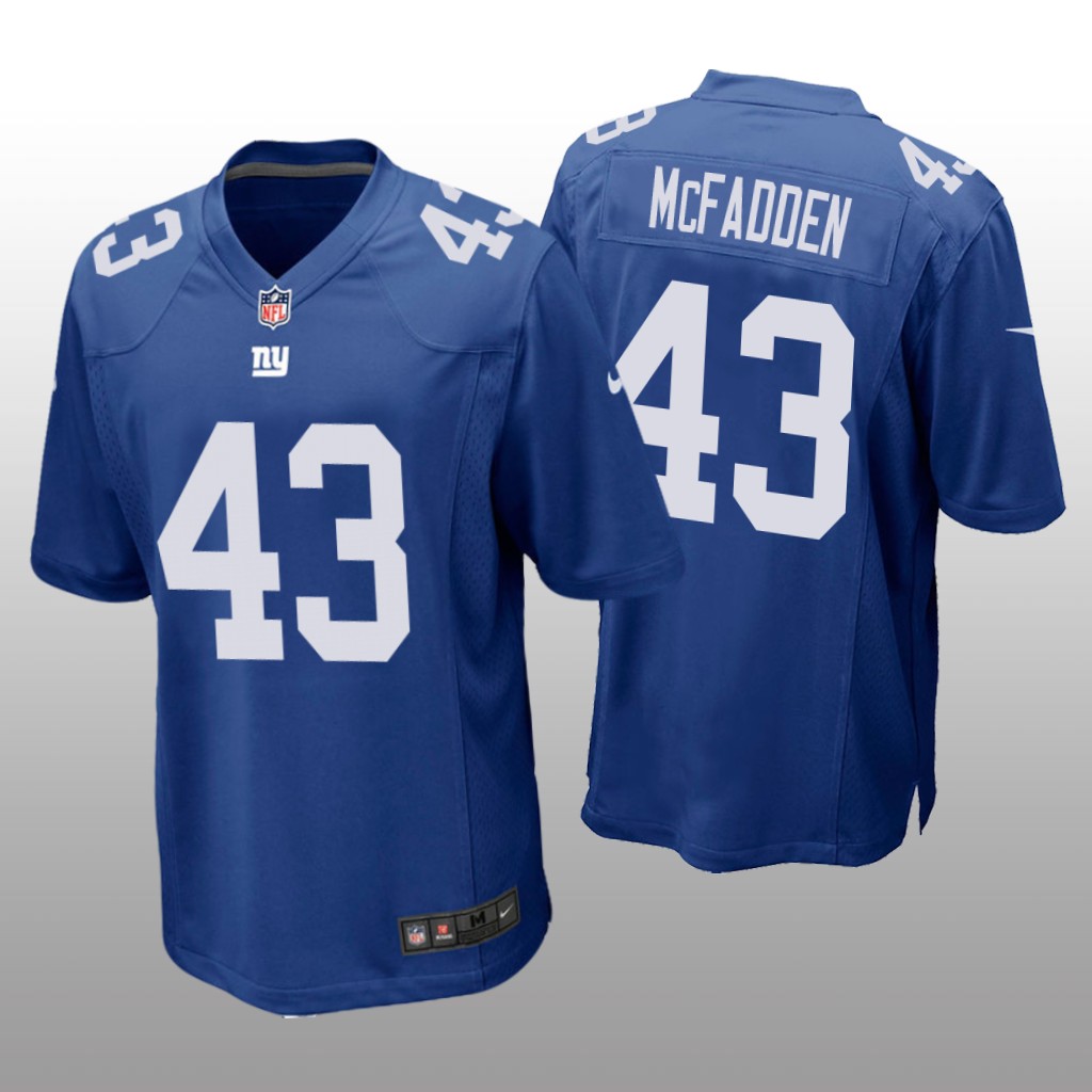 New York Giants Micah McFadden Royal Jersey Game - Men's