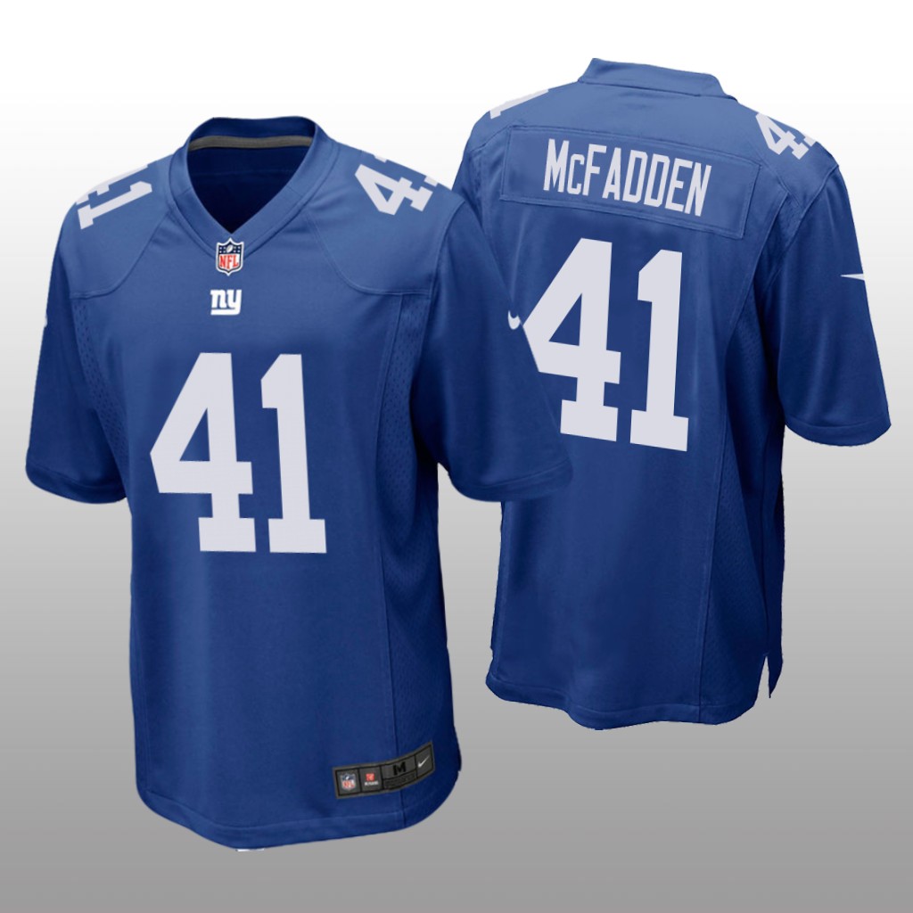 New York Giants Micah McFadden Royal Jersey Game - Men's