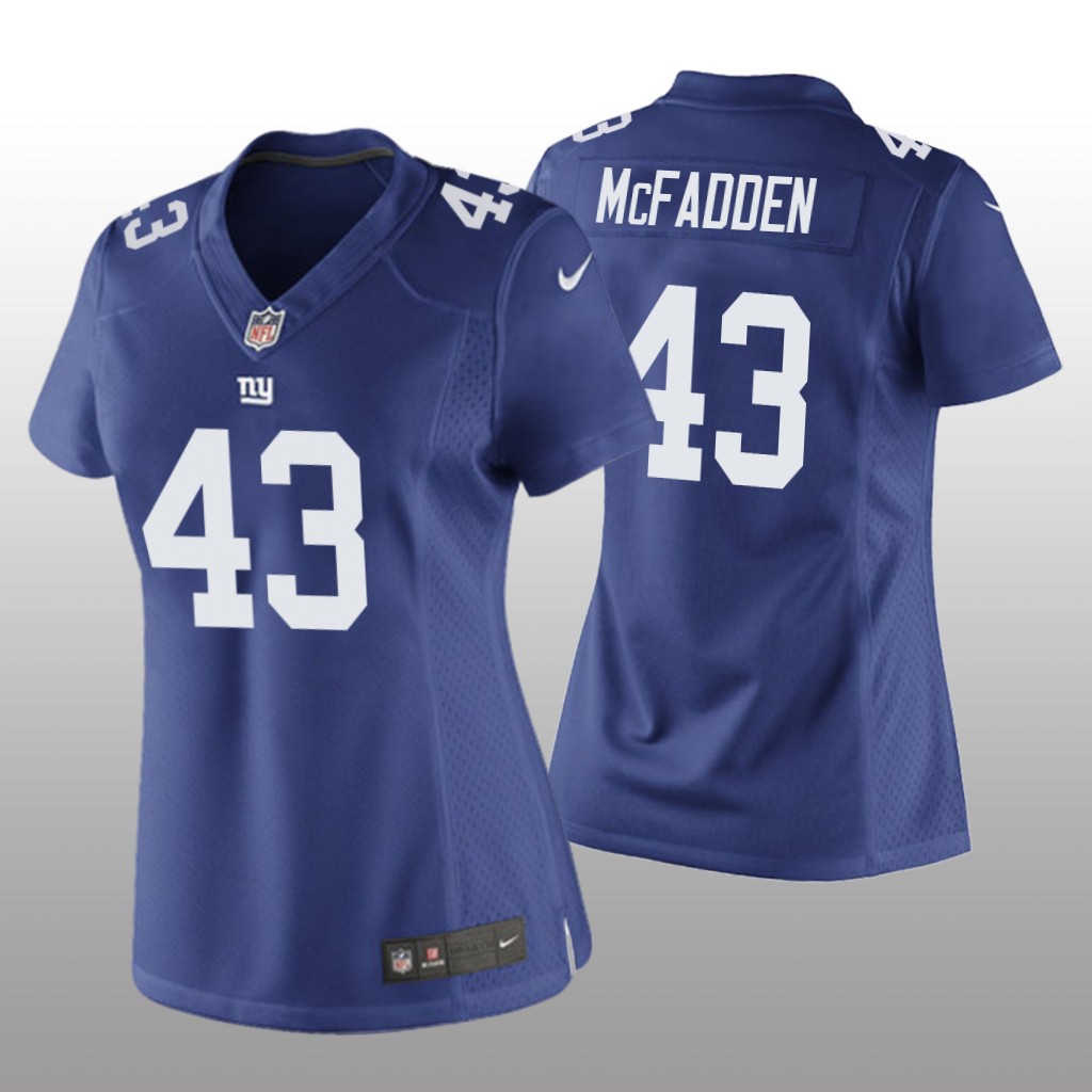 New York Giants Micah McFadden Royal Jersey Game - Women's