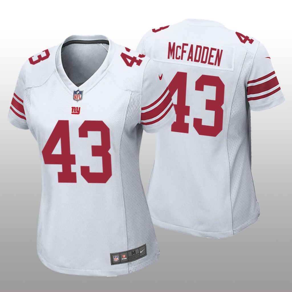 New York Giants Micah McFadden White Jersey Game - Women's