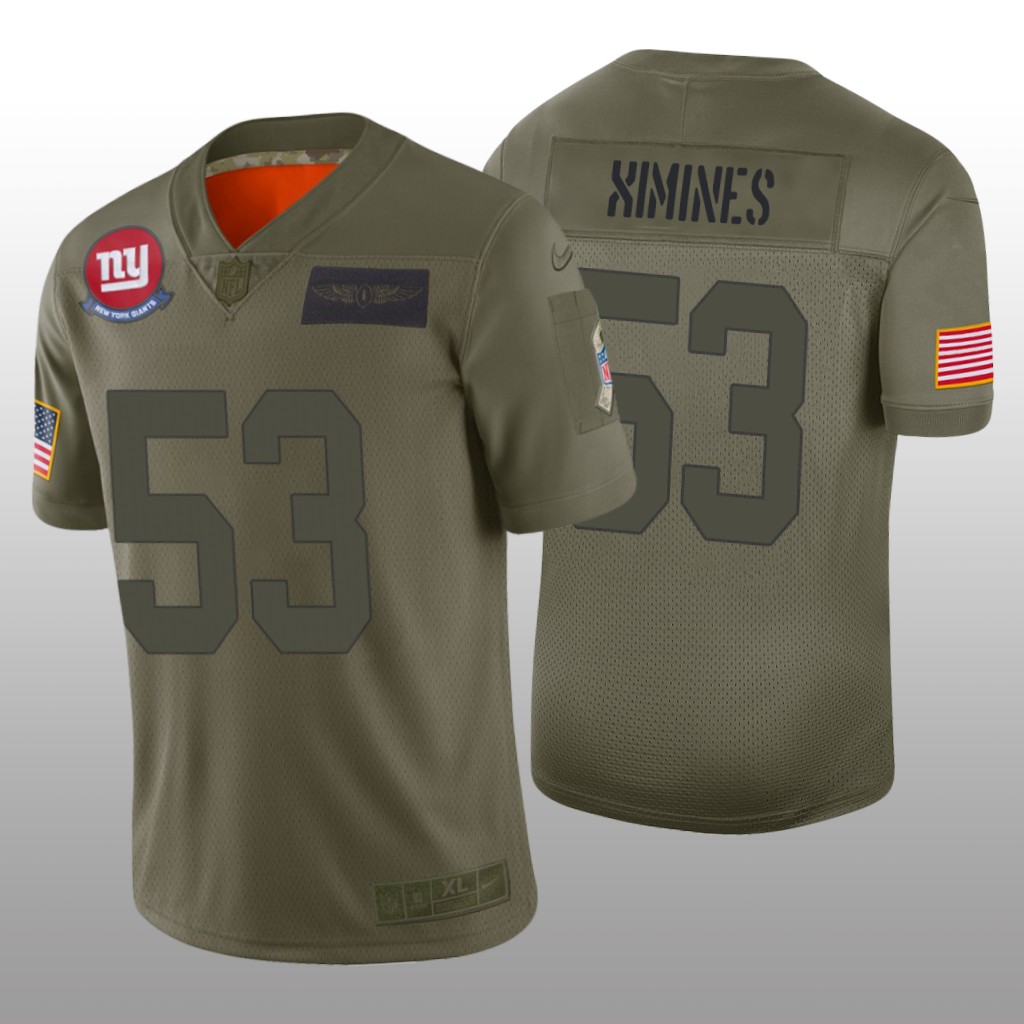 New York Giants Oshane Ximines Camo Limited Jersey 2019 Salute to Service - Men's