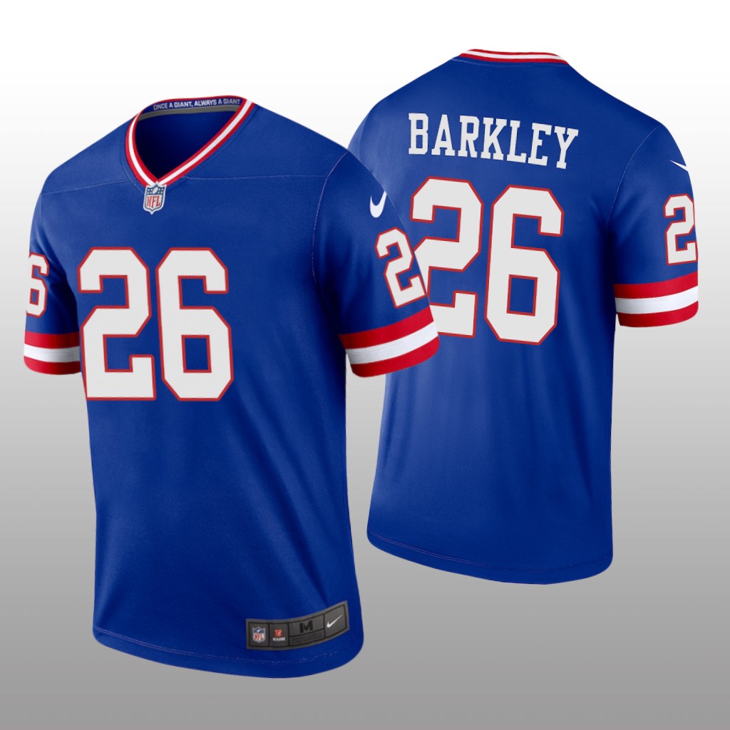 New York Giants Saquon Barkley Royal Jersey Classic Legend - Men's