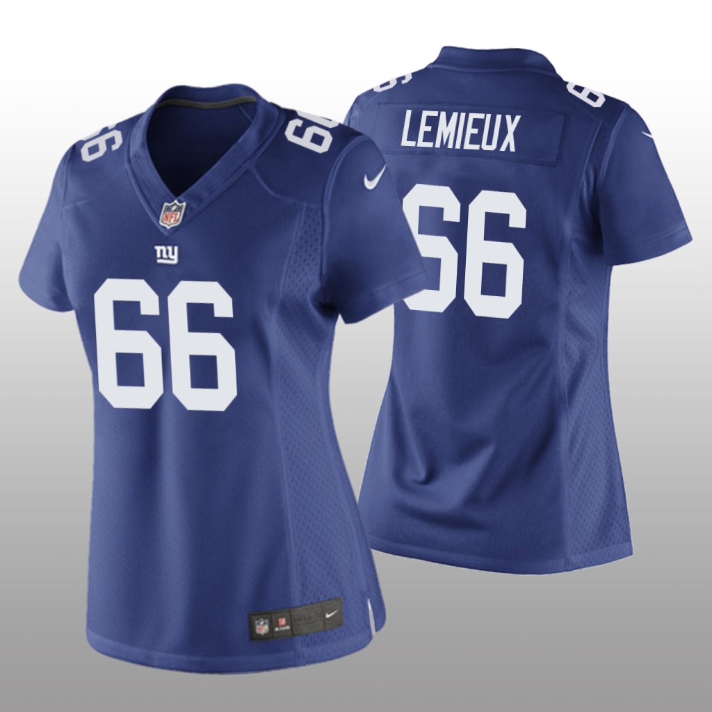 New York Giants Shane Lemieux Royal Jersey Game - Women's