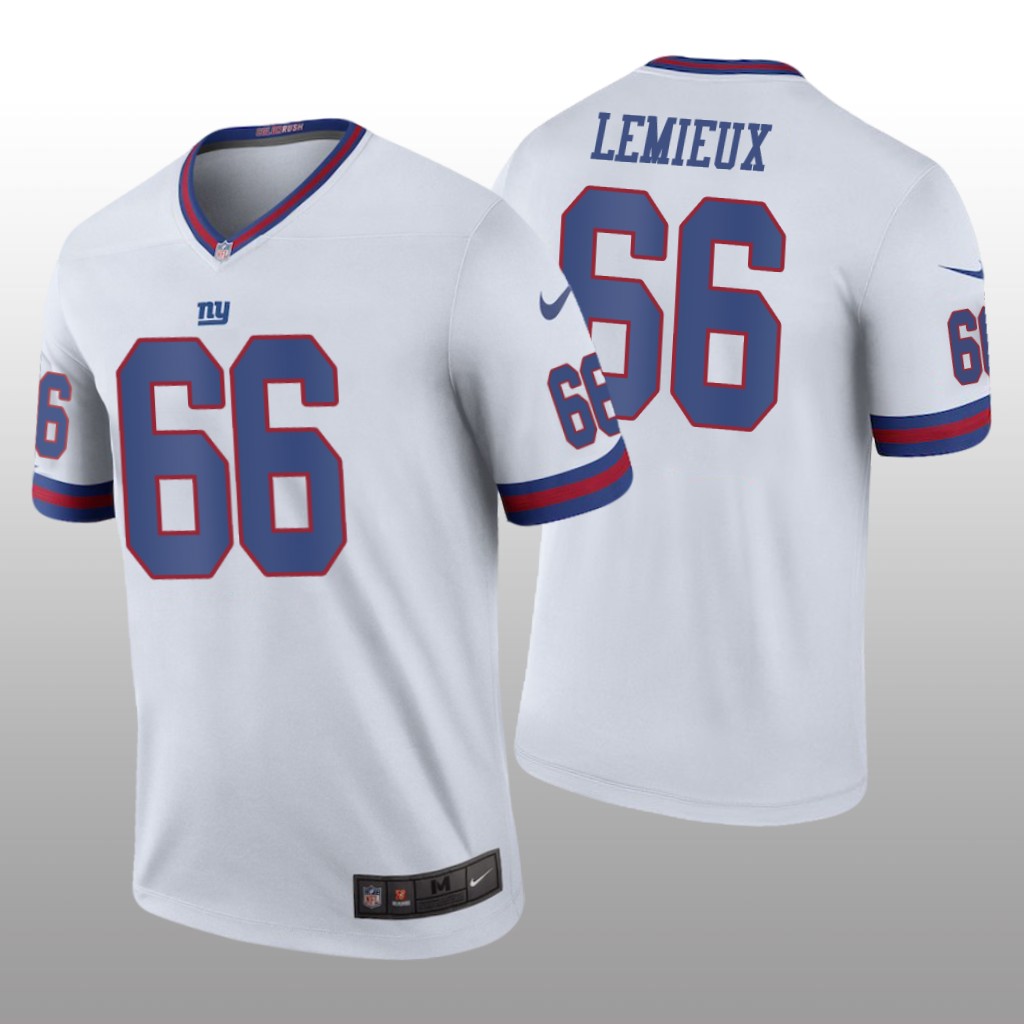 New York Giants Shane Lemieux White Jersey Color Rush Legend - Men's