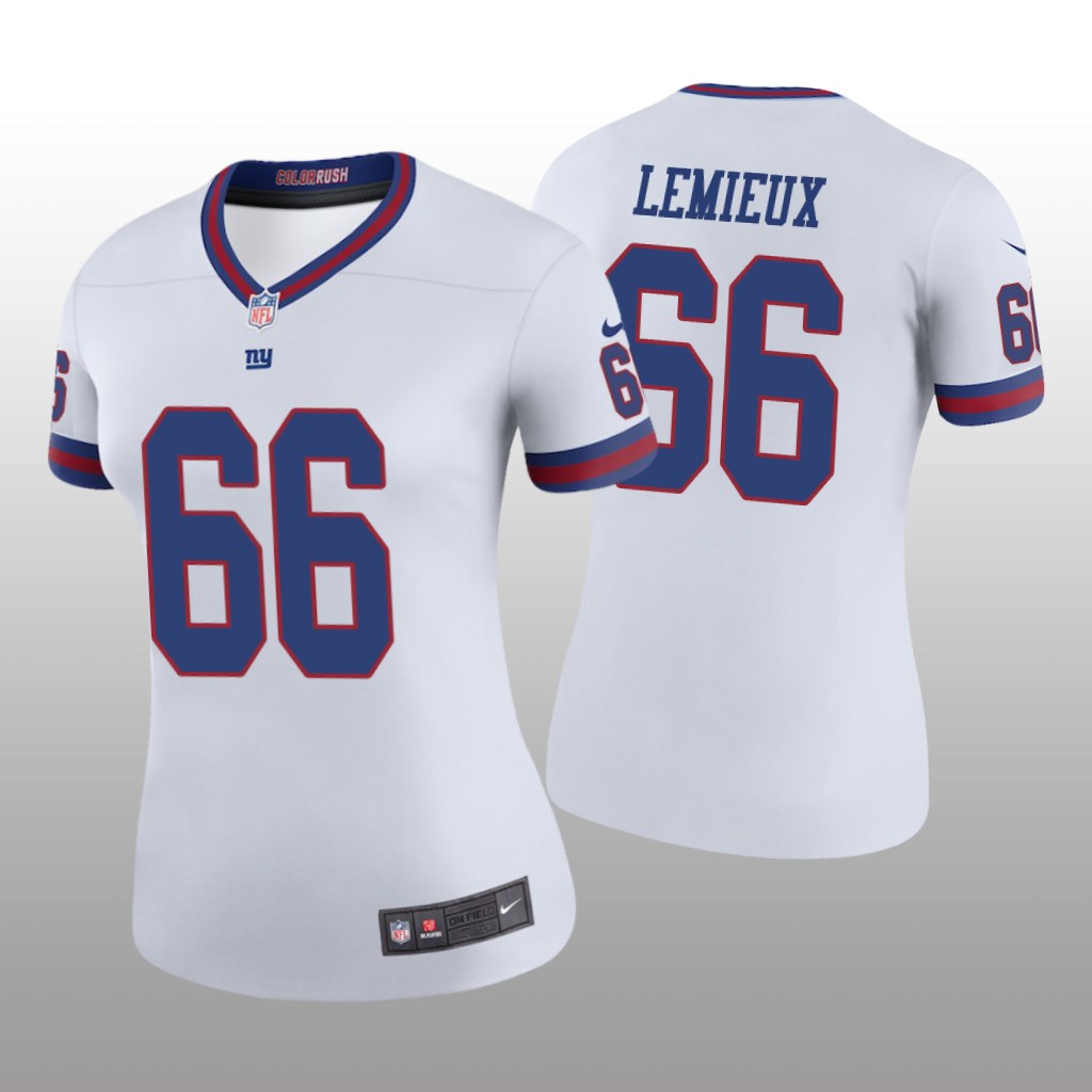 New York Giants Shane Lemieux White Jersey Color Rush Legend - Women's