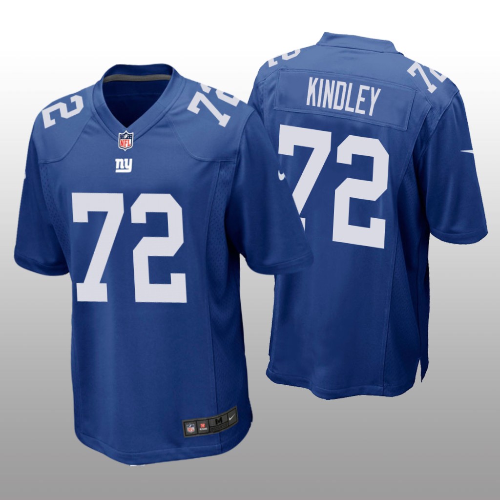 New York Giants Solomon Kindley Royal Jersey Game - Men's