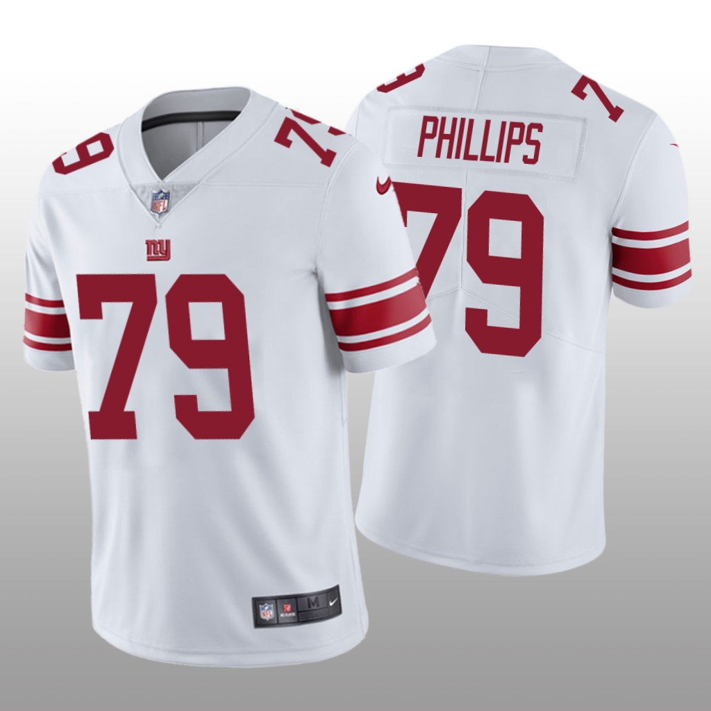 New York Giants Tyre Phillips White Jersey Vapor Limited - Men's