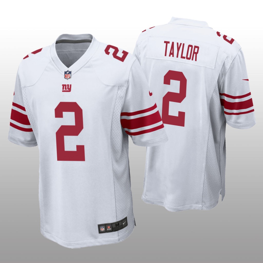 New York Giants Tyrod Taylor White Jersey Game - Men's