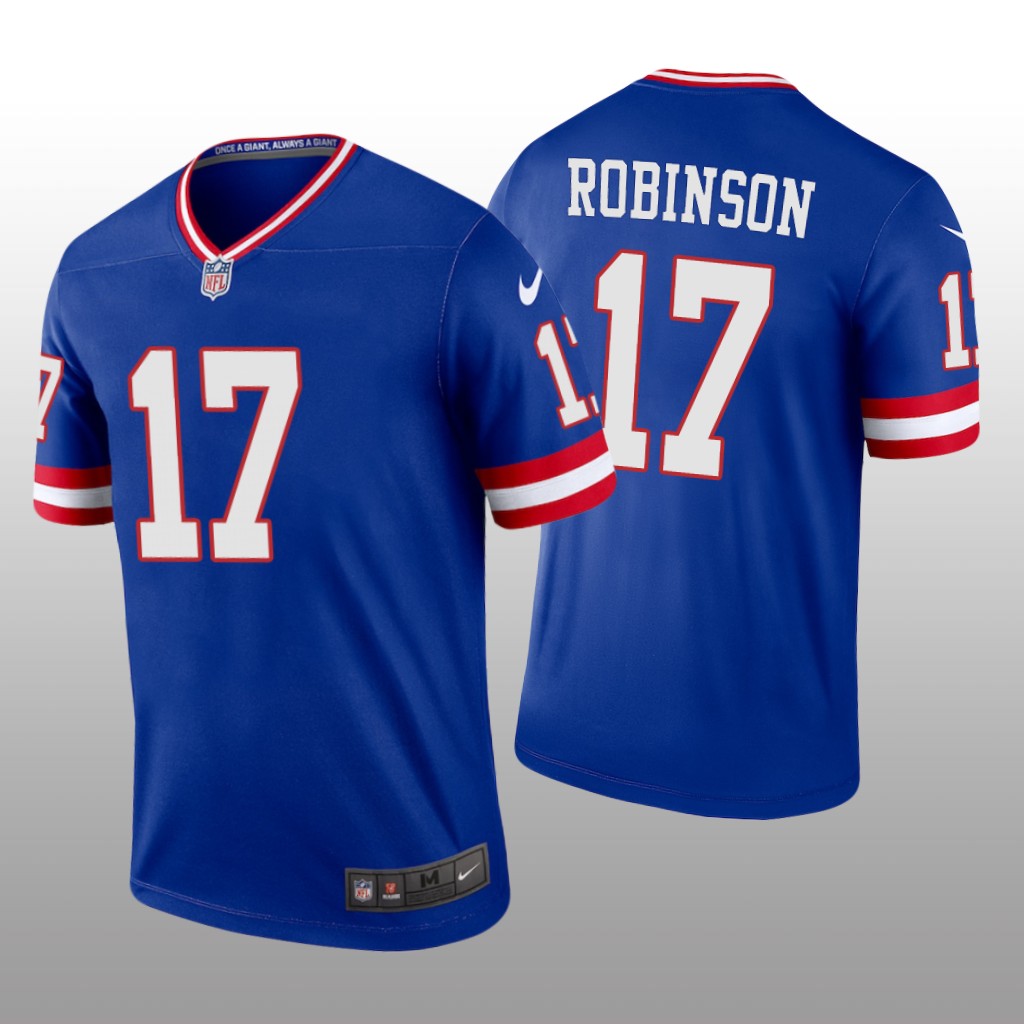 New York Giants Wan'Dale Robinson Royal Jersey Classic Legend - Men's