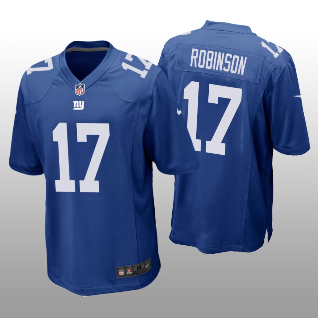 New York Giants Wan'Dale Robinson Royal Jersey Game - Men's