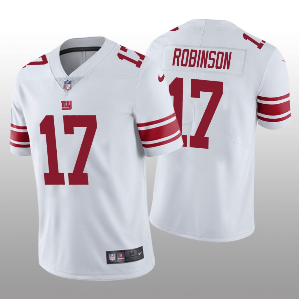 New York Giants Wan'Dale Robinson White Jersey Vapor Limited - Men's