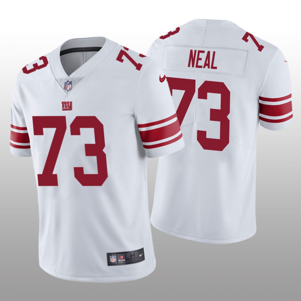 New York Giants White 2022 NFL Draft Vapor Limited Evan Neal Jersey