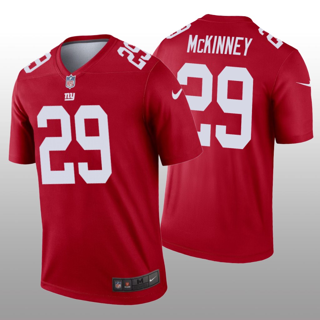 New York Giants Xavier McKinney Red Jersey Inverted Legend - Men's