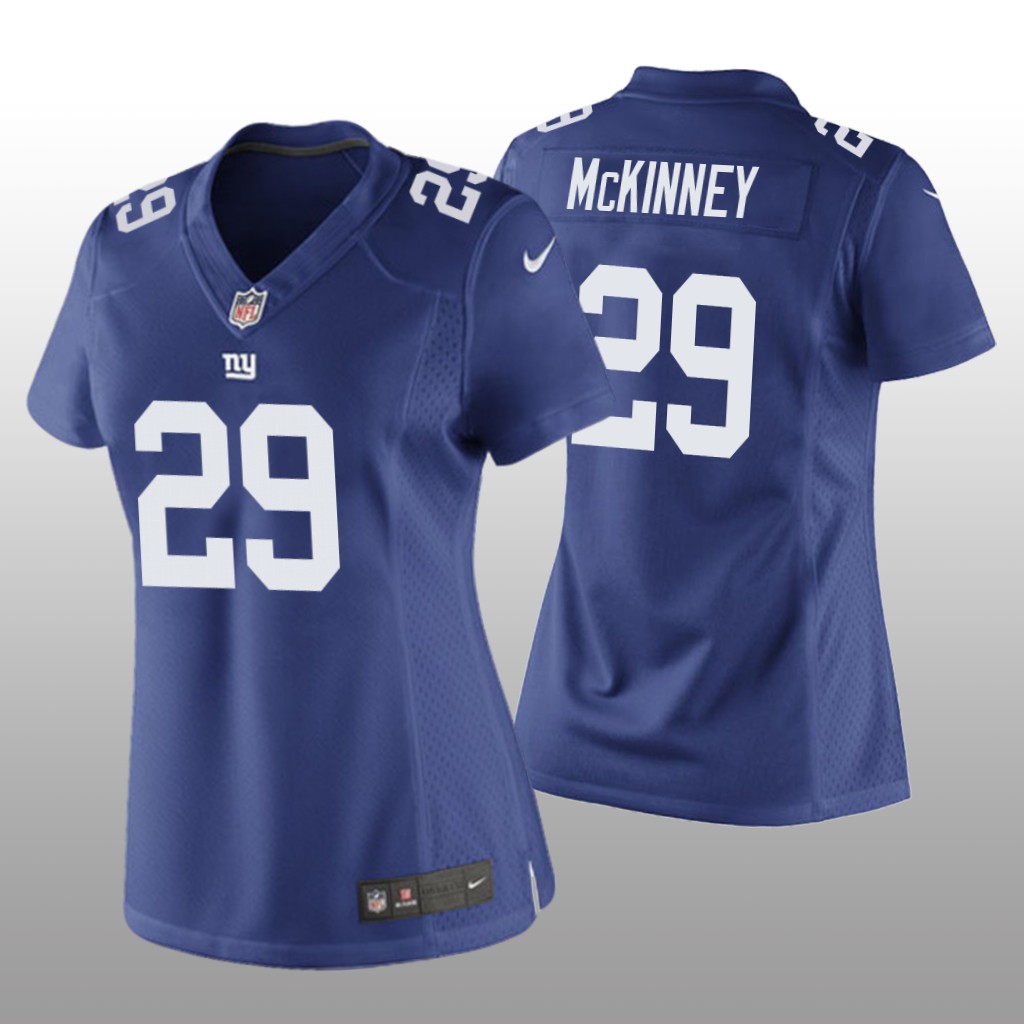 New York Giants Xavier McKinney Royal Jersey Game - Women's