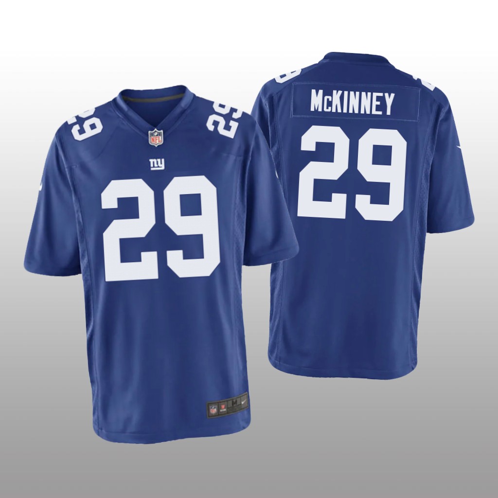 New York Giants Xavier McKinney Royal Jersey Game - Youth